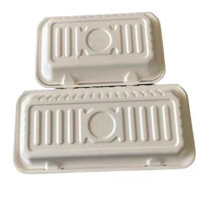 Wholesales Biodegradable Rectangle Food Packaging for BBQ Food