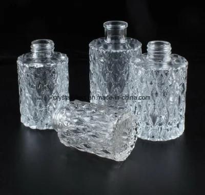 Decorative Glass Clear Aromatherapy Glass Diffuser Bottle