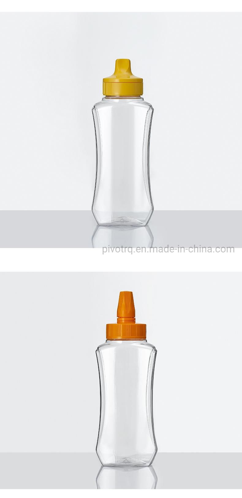 1000g 714ml Plastic Honey Squeeze Bottle with Lids for Honey Package