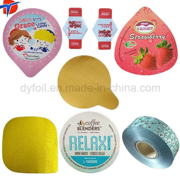 Aluminum Foil Yogurt Cups Sealing Lids