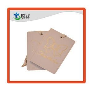 Full Color Printing Hand Tag/Customized Printing Tag with Gold Hot Stamping
