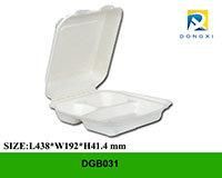 100% Biodegradable Compostable Disposable Food Clamshell