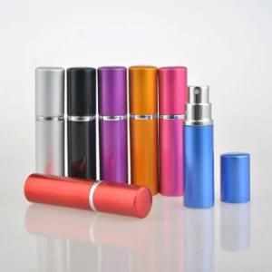 Portable Spray Perfume Bottle 5ml Aluminum Spray Bottles Aluminum Refillable Perfume Atomizer