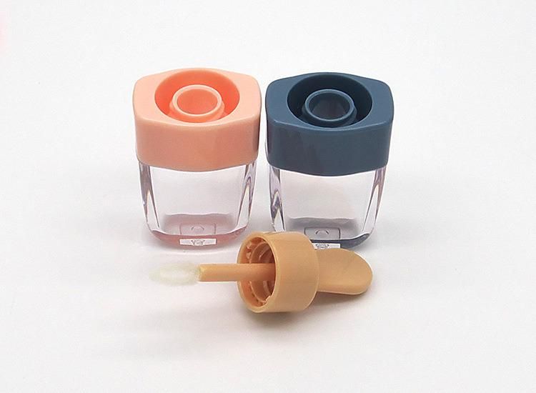 6ml Spot Five-Color Ice Cream Lip Glaze Tube Empty Tube Cute Little Ice Cream Popsicle Lip Gloss Empty Tube Dispensing Bottle