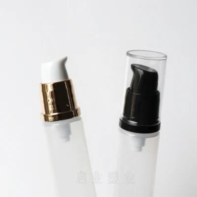 New 30ml 50ml Oval Airless Pump Tube D30 D35 Oval Tube with Pump Cap Packaging Tube for Personal Care Cream Packaging Container