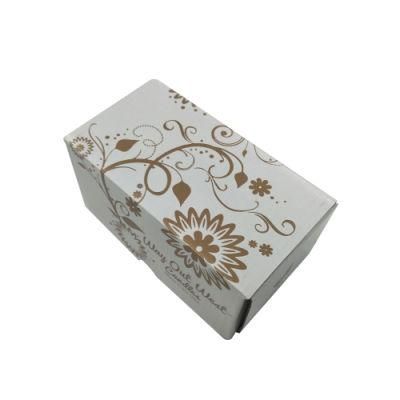 Gift Packing Paper Box with Luxury Flower Painting Outside