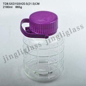 2180ml Storage Glass Glass Jar / Big Size Storage Jar