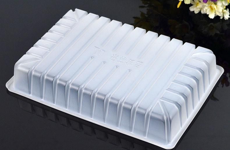 wholesale fresh food grade PP tray meat container and microwave and freezing