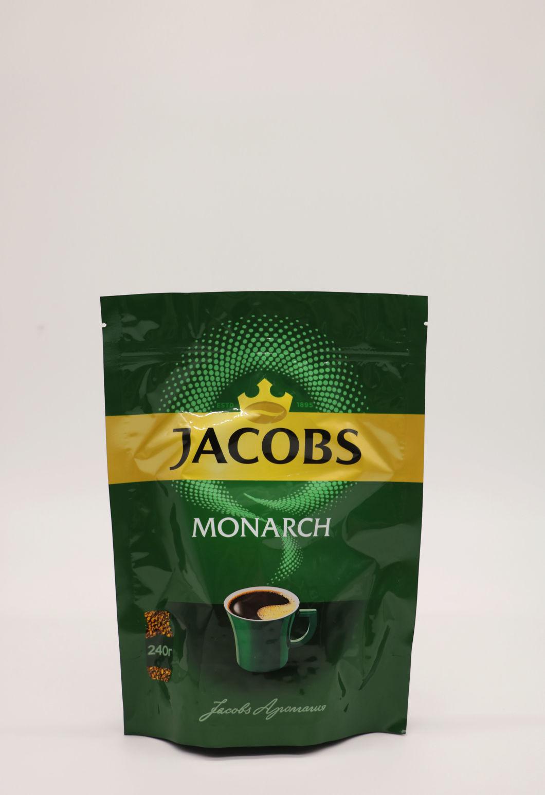 Custom Stand up Zip Lock Bag Coffee Packaging Plastic Pouch