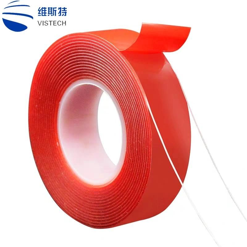 Double Sided Tape, Multipurpose Removable Mounting Tape Adhesive Grip, Reusable Strong Sticky Wall Tape Strips Transparent Tape Poster Carpet Tape