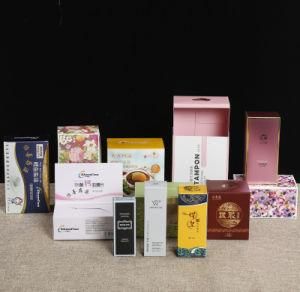 Eco-Friendly Folding Card Paper Storage Cosmetic Packaging Box (with custom design)