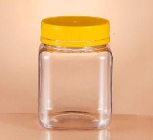 360ml Square Pet Plastic Jam Jars Honey Jar Dry Fruit Jar