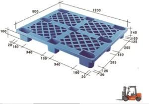 Heavy Duty HDPE Euro Grid Cross Plastic Virgin Pallet for Sale