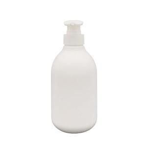 500ml HDPE Plastic Fat Round Facial Cleanser and Shampoo Bottle with Pump