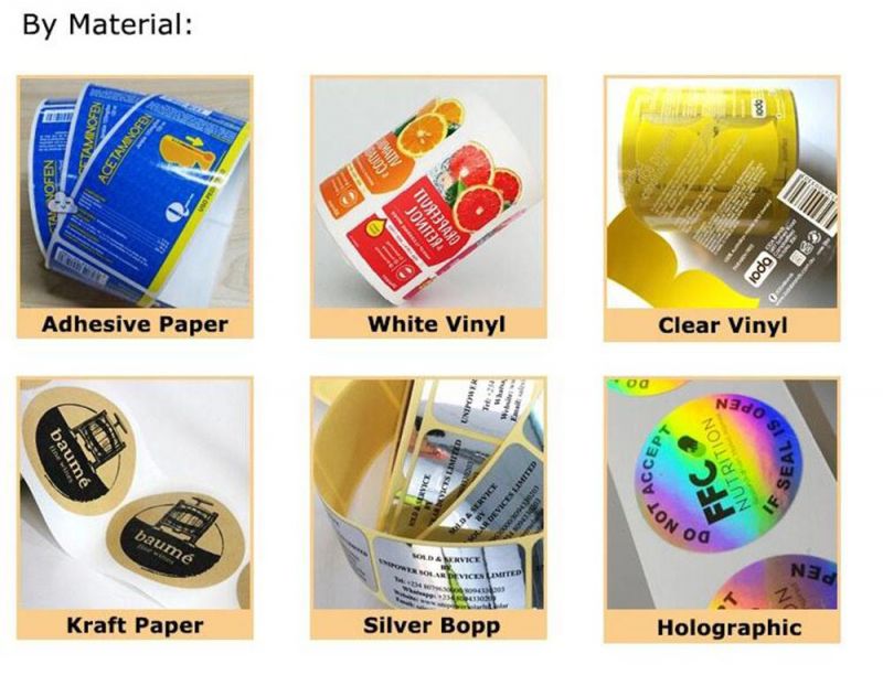 Packaging Adhesive Sticker Printing Supplement Label, Custom Printed Health Food Label Sticker