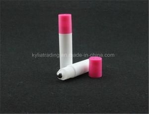 High Quality 10ml White Roll on Bottle with Plum Red Cap (ROB-50)