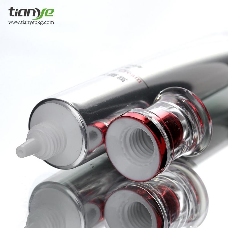 30g Silver Tube Packaging with Acrylic Cap for Freckle Cream