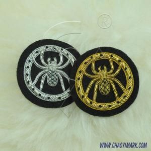 Metal Wire Embroidery Badge/Handmade Metallic 226