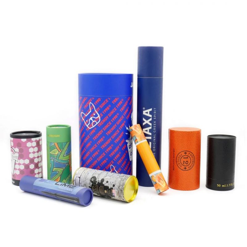 Factory Customized Paper Tube Box Paper Tube Packaging with Printing for Eat Food Box Paper Tube Packaging