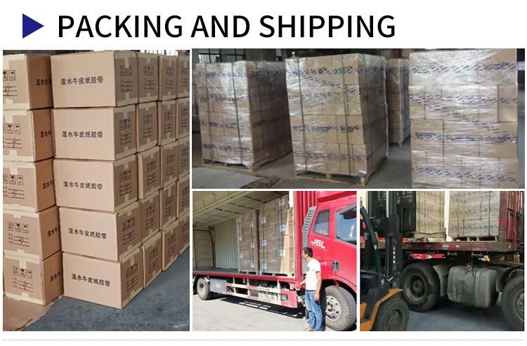 Strong Water Activated Adhesive Reinforced Packing Kraft Paper Tape