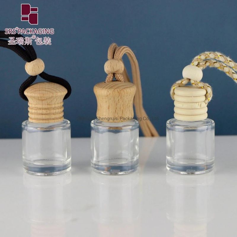 wholesale Car Perfume Glass Bottle Hanging Empty Refillable Bottle for Auto Pendant