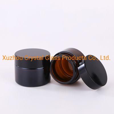 Wholesale Amber Jar Cosmetic Cosmetic Containers Cream Jar