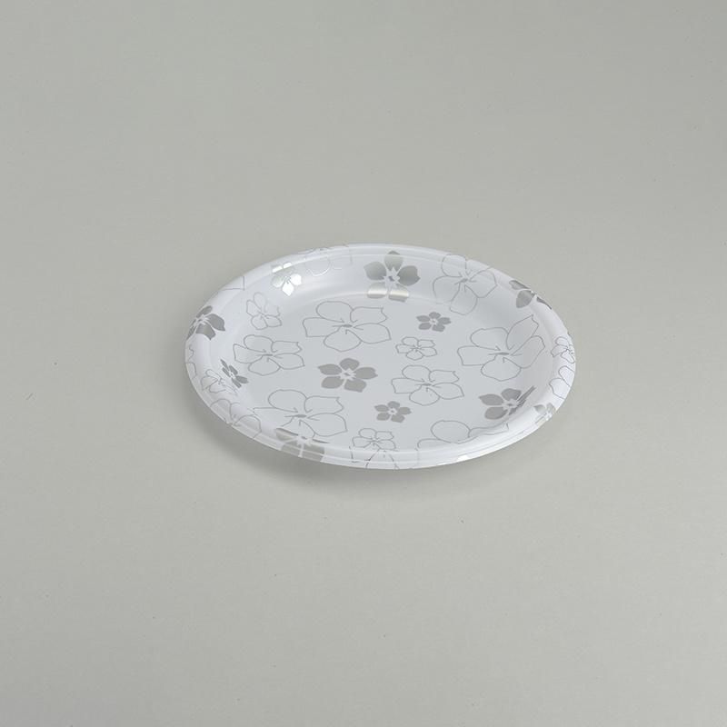 Easylife 7" (18cm) PS Printed Plastic Round Plate