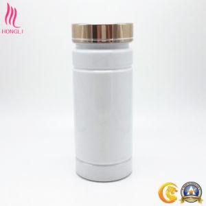 Opaque Plastic Container with Aluminum Cap