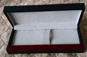 Rectangle Ribbon Band Cardboard Gift Packaging Wooden Pen Box