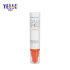 Beauty Packaging Empty Plastic Orange Airless Pump Tube for Essence