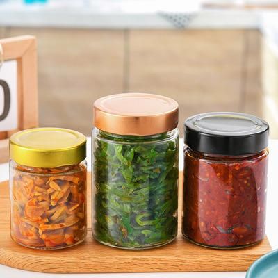 Popular Selling Manufacturer Price Hexagon Shape Containers Glass Jar with Lid for House Decoration