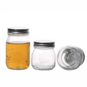 200ml Screen OEM/ODM Available Glass Candy Jars Glass Jar with Lid