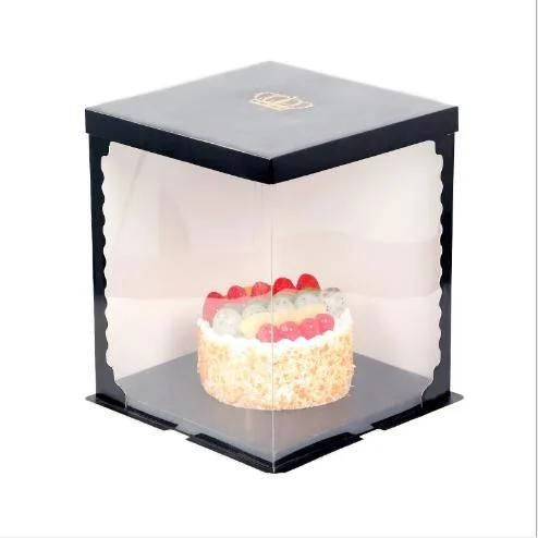 Wholesale Portable One Good Times Cake Tray Melaleuca Square Birthday Wedding Party Pastry Baking Cupcake Shaped Paper Shaped Packaging Box Free Base and Logo