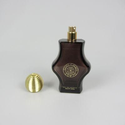 Black Big Cap Personalised Small Perfume Spray Bottle
