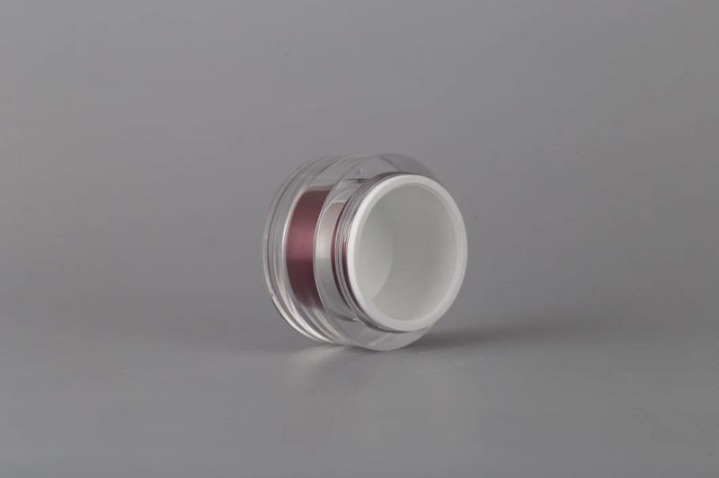 30g 50g New Design Patent UV Coating Glorry Cosmetic Cream Acrylic Jar for Travel Use