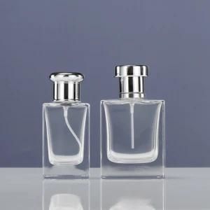 Custom Empty Clear Fragrance Glass Perfume Bottle 30ml 50ml 100ml Perfume Spray Glass Bottles with Cap