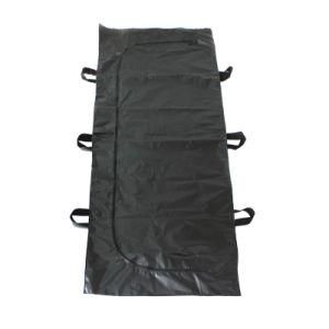Eco Friendly PVC Funeral Disposable Black Waterproof Dead Body Bag