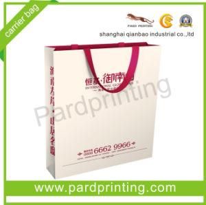 Art Paper Handle Carrier Bag with Custom Logo (QBB-1445)