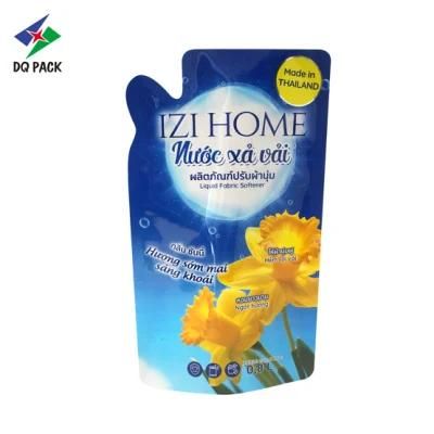 Dq Pack Custom Printed Mylar Bag Custom Logo Packaging Bag Special Shape Plastic Packaging Bag for Detergent Packaging