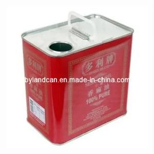 Metal Tin Can for 2 Liters Cooking Oil