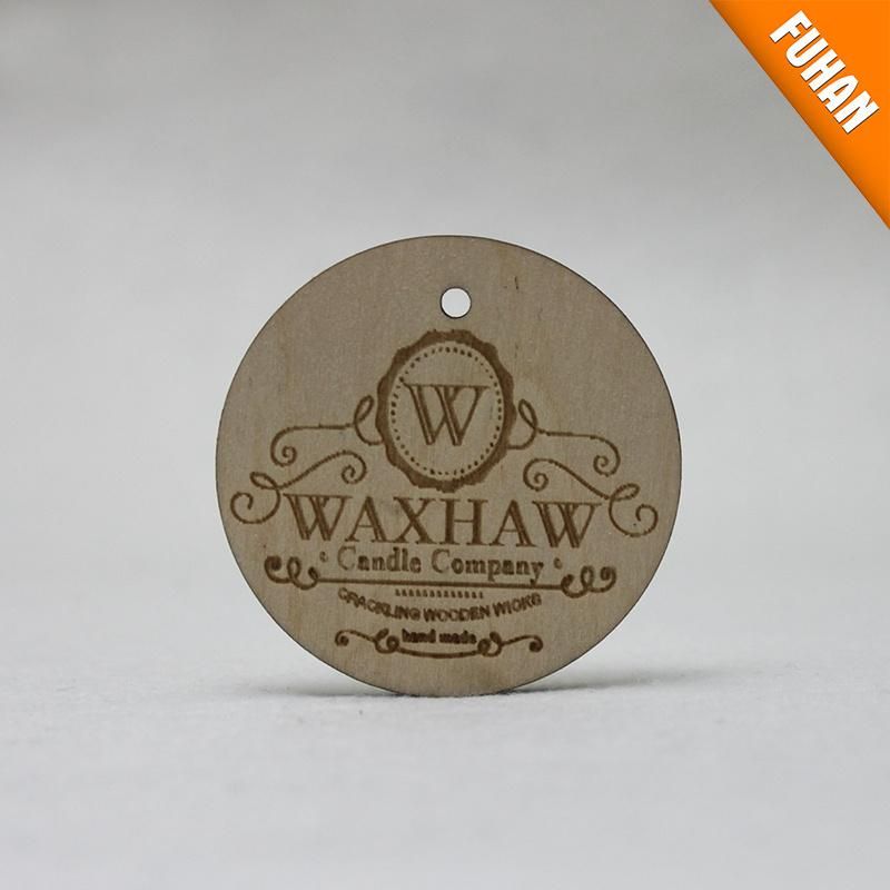 Customized Wooden Hangtag Eco-Friendly Die Cut Swing Tag
