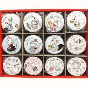 Small Animal Series Wind Design Jewelry Tea Tinplate Box Gift Packaging Tin Box