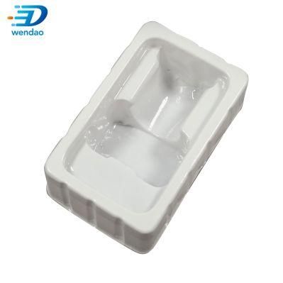 Custom White Flocked Medical Insert Blister Tray with Flocked PS Material