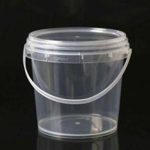 Cheap Cotton Candy / Fairy Floss Food Plastic Packaging Bucket Eco-Friendly Food Storage Plastic Pail with Airtight Lid