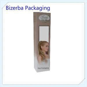 Hair Wig Packaging Extension Paper Boxes with Window