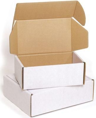 Corrugated Cardboard Black Logo Printing Delivery Shipping Kraft Paper Box