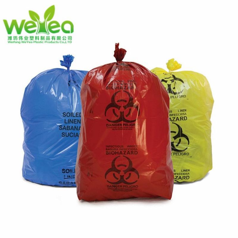 Biodegradable Disposable PE Plastic Poly Garbage Bags on Roll