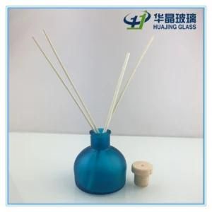 100ml Empty Blue Reed Diffuser Glass Bottle with Top Cork
