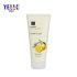 Hot Sale 170ml 5.9 Oz Yellow Plastic Squeeze Cosmetic Tubes for Exforliator