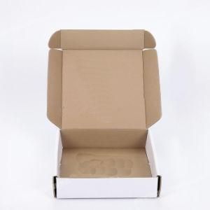 Custom Eco Friendly Color Printing Corrugated Carton Black Paper Packaging Shipping Box